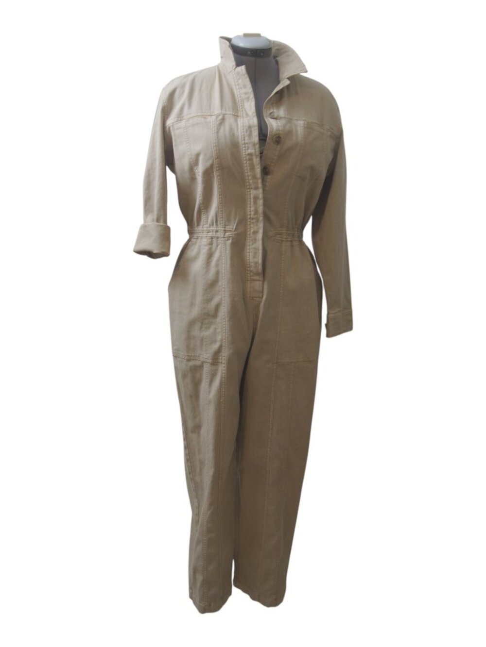 NWT Universal Thread Tan Utility Jumpsuit Size 12 Neutral Utility Fall Grunge